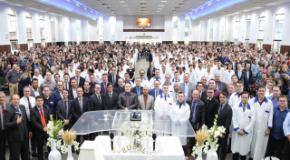 IEADJO realiza batismo de 251 novos membros