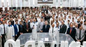 CRESCIMENTO: IEADJO batiza 264 novos membros em último Batismo de 2019