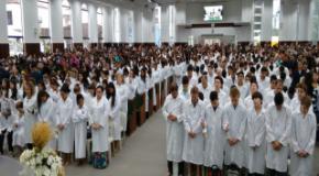 Hoje teve Batismo nas Águas, este é o quinto realizado na Sede da IEADJO em 2015