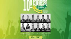 Inscrições Abertas: 10º Congresso de Discipulado para o Brasil acontece de 15 a 17 de setembro