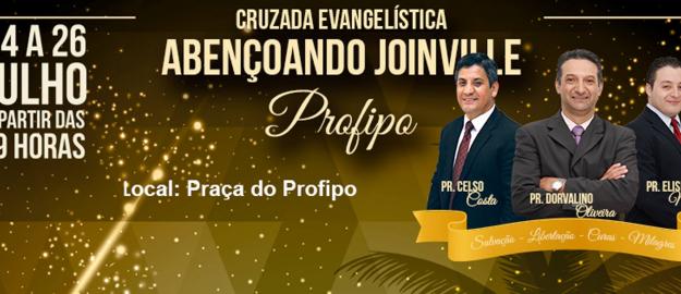 Tudo pronto para a Sexta Cruzada Evangelística Abençoando Joinville