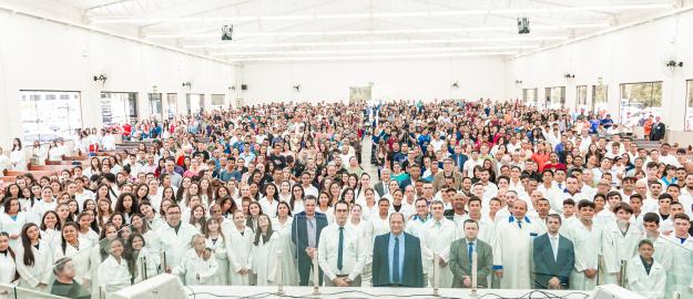 IEADJO batiza 250 novos membros 