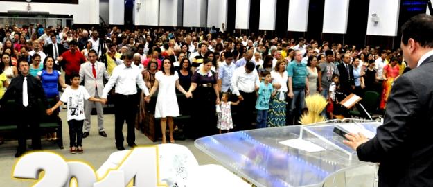 Igreja participa do Culto da Virada