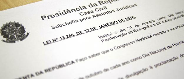 Está chegando o dia 31 de Outubro o Dia Nacional da Proclamação do Evangelho