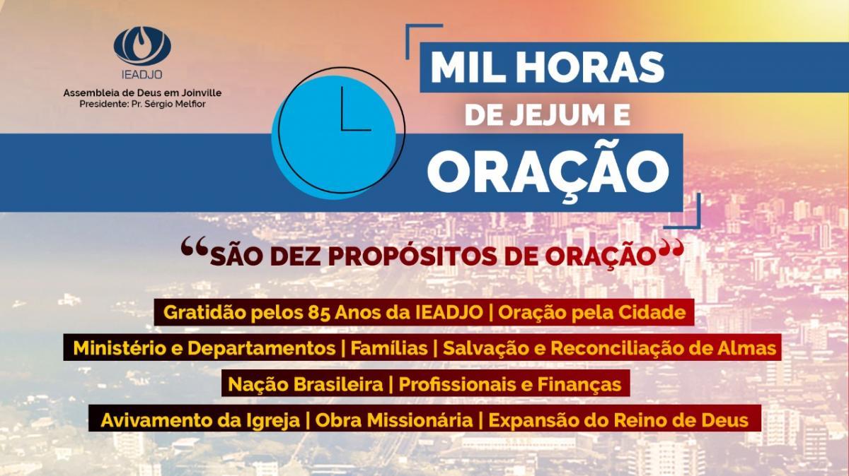 1000 Horas de Oração e Jejum - Abril 2018