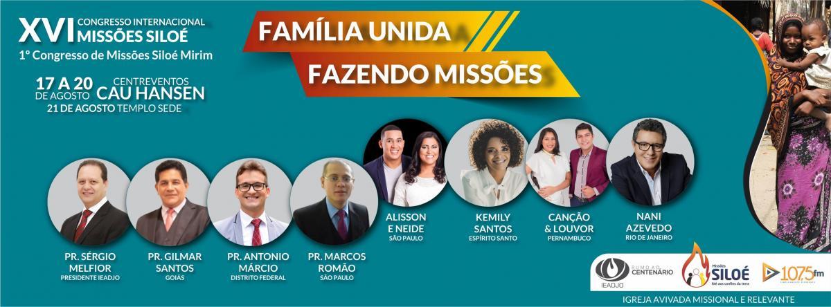 16º Congresso Internacional de Missões Siloé - Agosto 2018