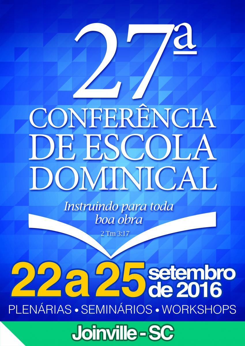 27ª Conferência de Escola Bíblica Dominical acontecerá em Joinville