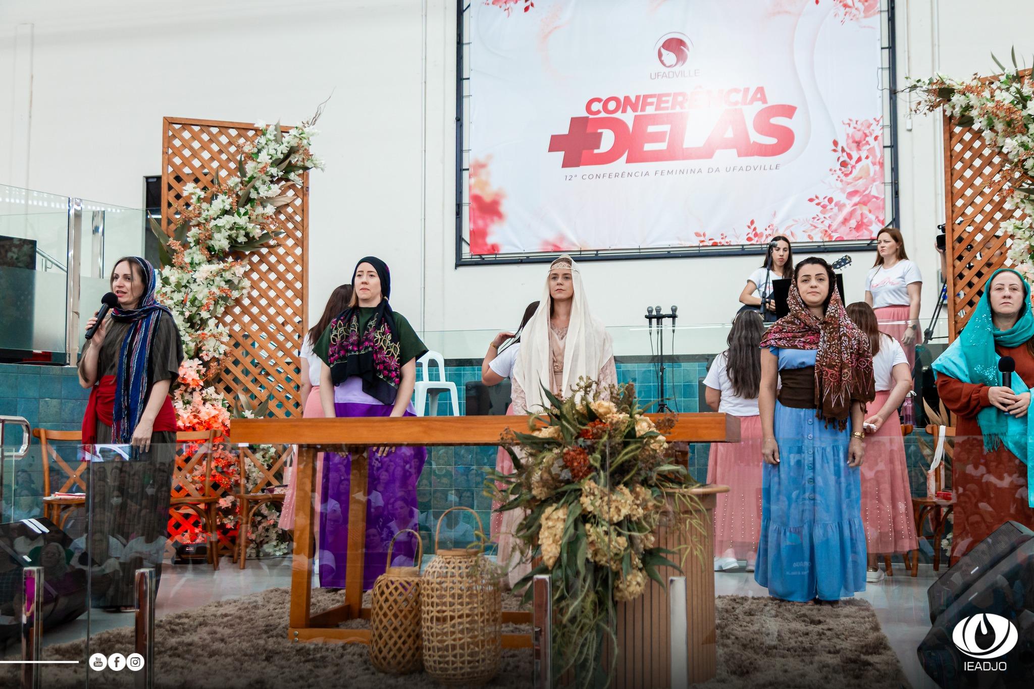Momento da peça teatral.