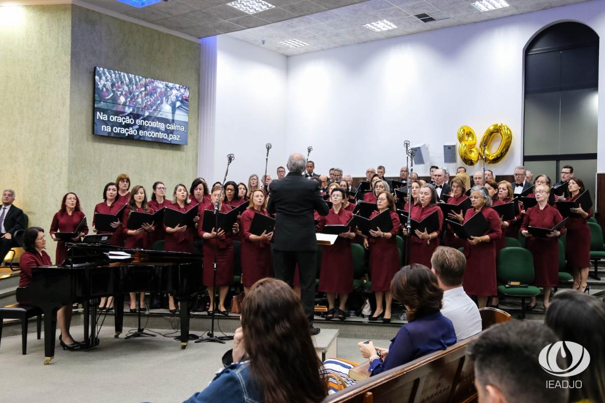 IEADJO celebra os 80 anos do Coral Harmonia Santa e 30 anos da Orquestra Filarmônica