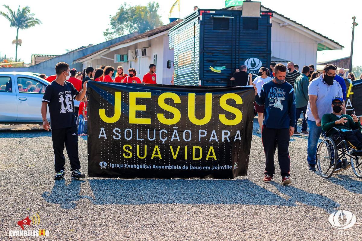 Ações Evangelísticas ganham as ruas das Regiões Leste e Sudeste de Joinville - Julho 2021