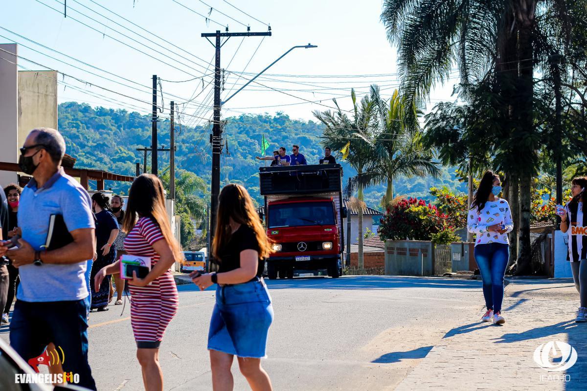 Ações Evangelísticas ganham as ruas das Regiões Leste e Sudeste de Joinville - Julho 2021