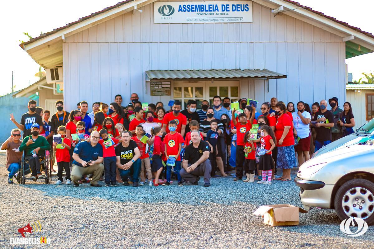Ações Evangelísticas ganham as ruas das Regiões Leste e Sudeste de Joinville - Julho 2021