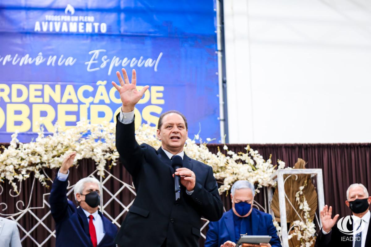 Cerimônia Especial: IEADJO realiza Ordenação de Evangelistas e Pastores locais - Setembro 2021
