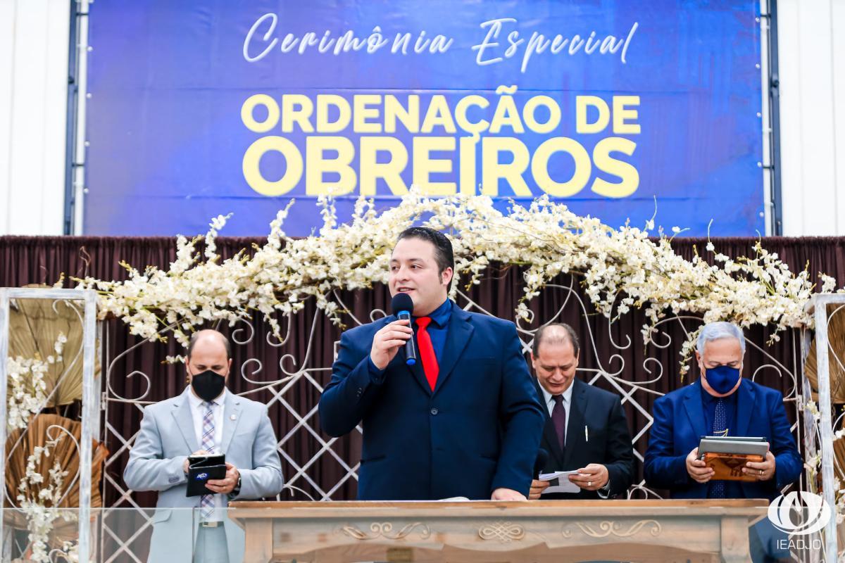 Cerimônia Especial: IEADJO realiza Ordenação de Evangelistas e Pastores locais - Setembro 2021