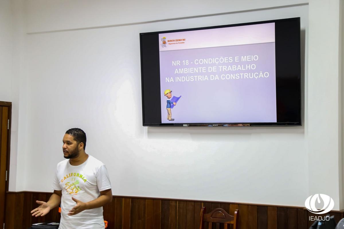 Colaboradores da IEADJO participam de cursos sobre normas de segurança e medicina do trabalho - Março 2020