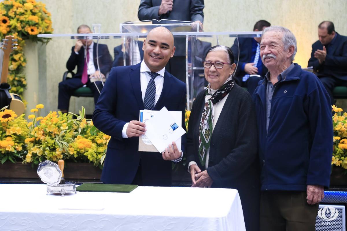 Correios de Santa Catarina lançam Selo Comemorativo pelos 85 anos da IEADJO - Agosto 2018