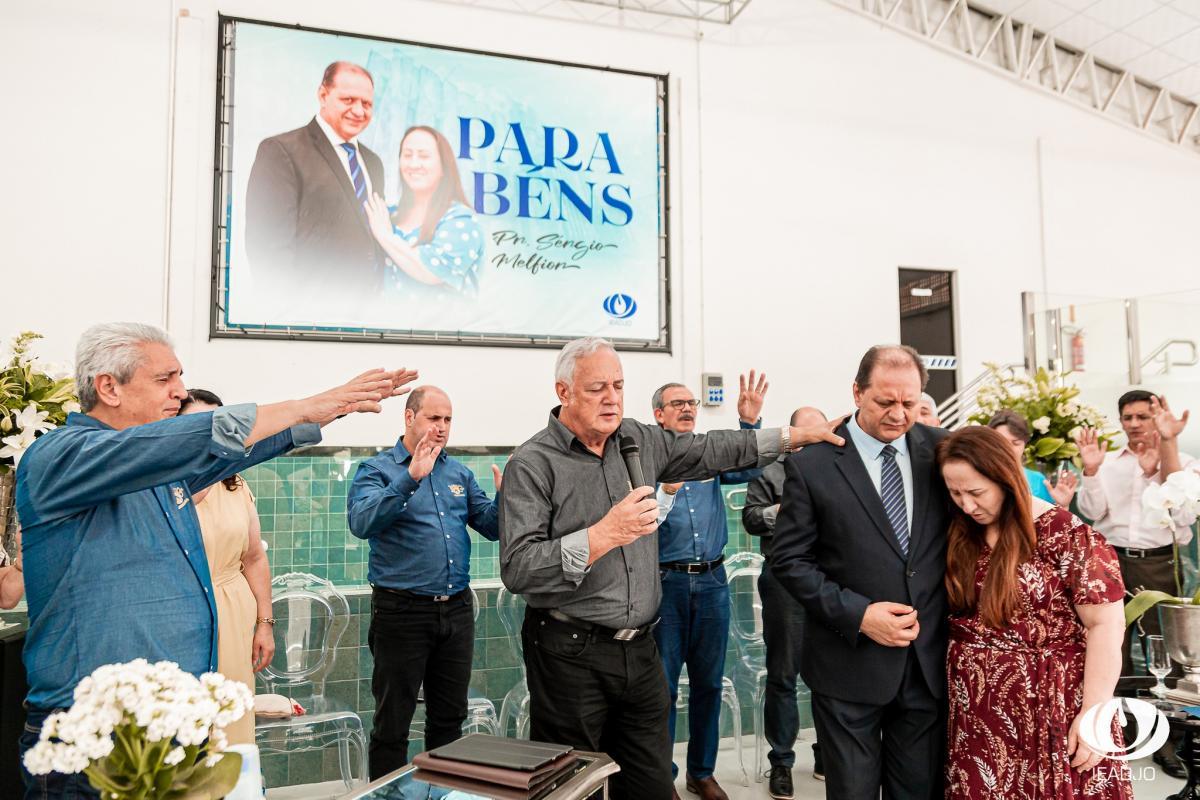 Pastores e diretorias convencionais celebram aniversário do Pr. Sérgio Melfior