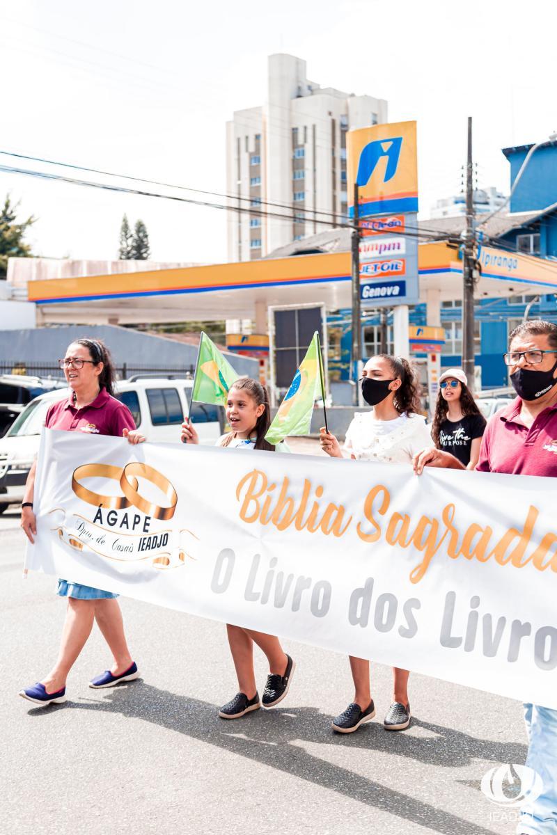 ​Evangelismo: IEADJO promove 1ª Caminhada do Dia da Bíblia - Dezembro 2021