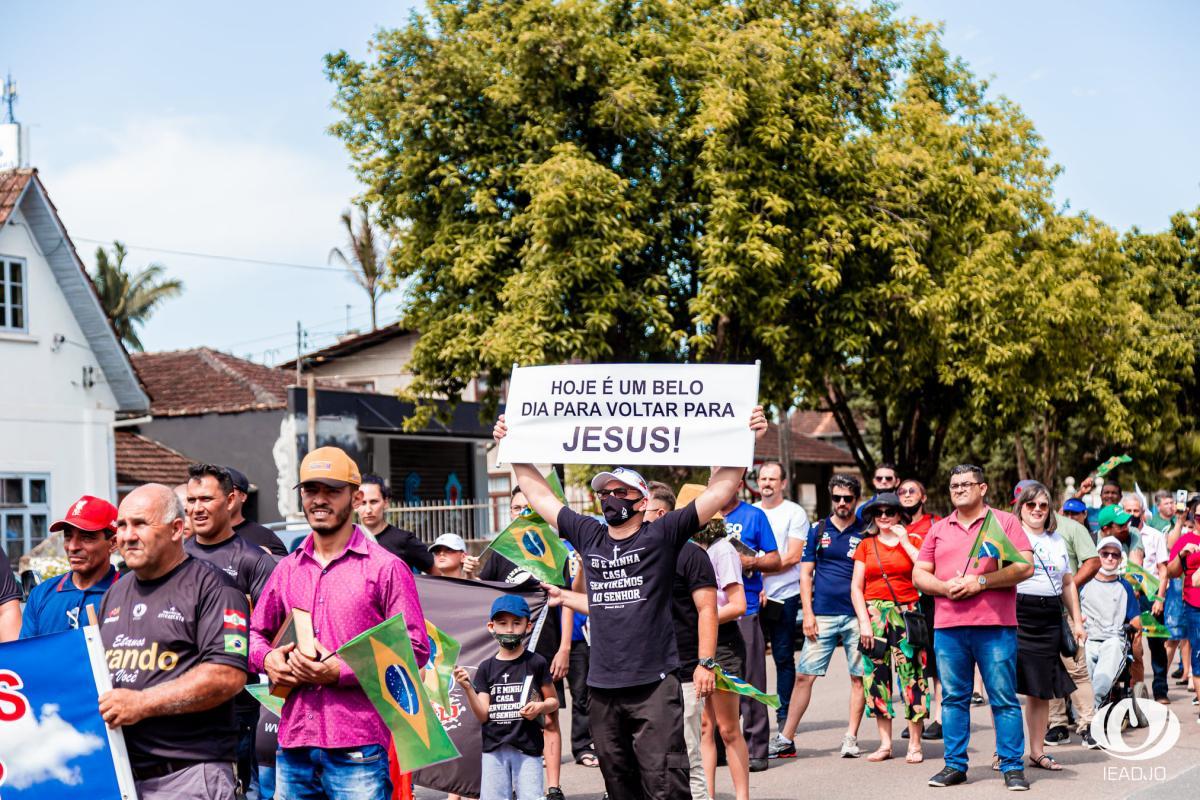​Evangelismo: IEADJO promove 1ª Caminhada do Dia da Bíblia - Dezembro 2021