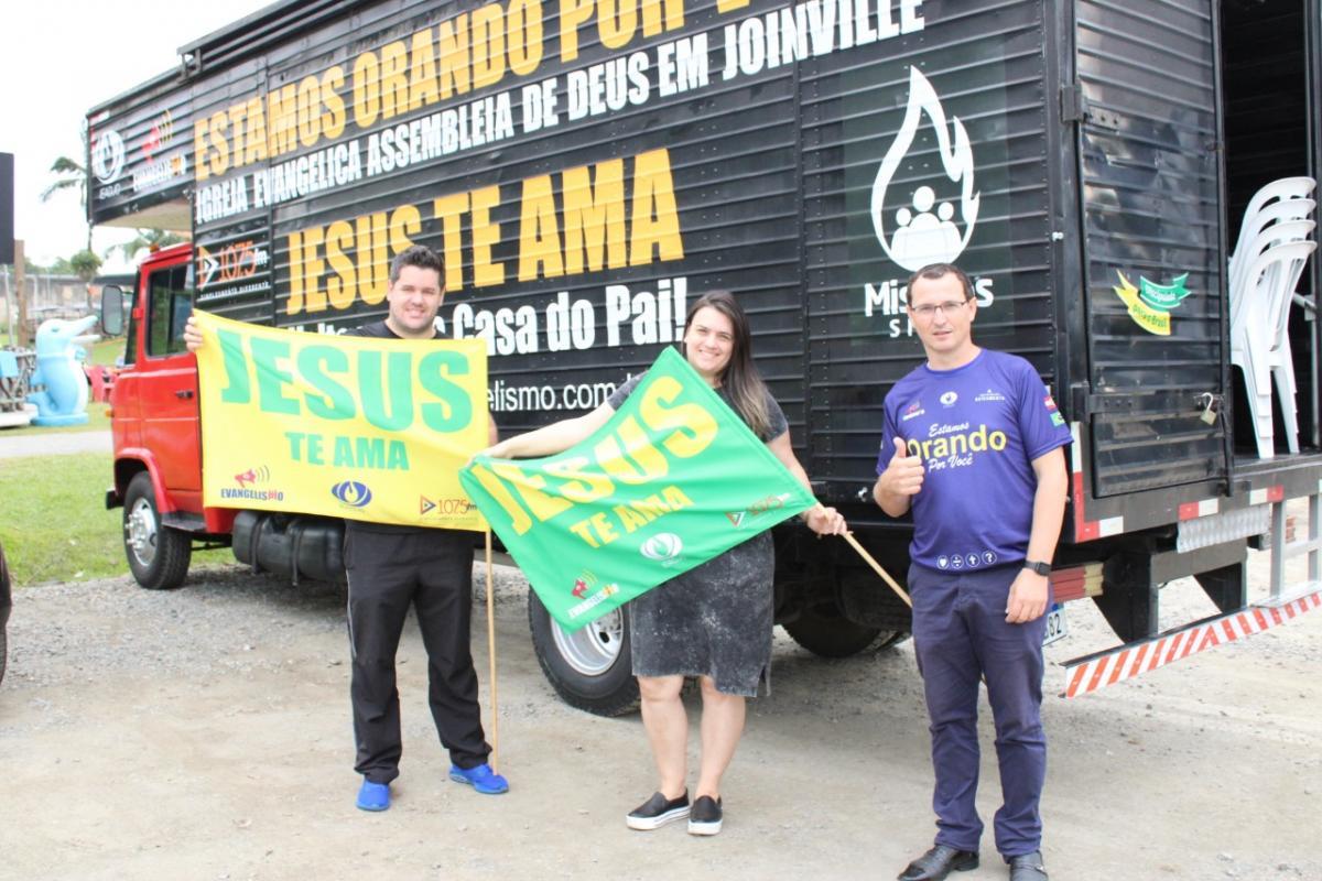 Evangelização na Festa do Trabalhador de Joinville faz história em SC - Maio 2022