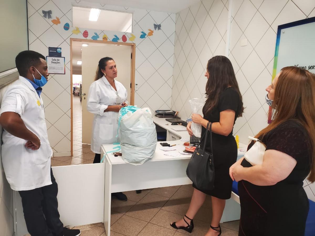 Hospital Infantil e IEADJO: parceiros na confecção de máscaras - Maio 2020