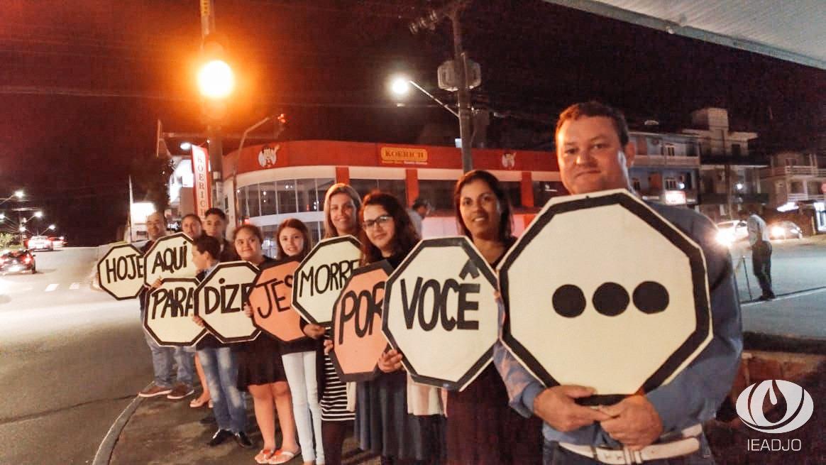 IEADJO sai às ruas com ações no Dia Global de Evangelização - Maio 2019