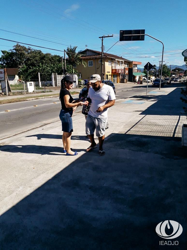 IEADJO sai às ruas com ações no Dia Global de Evangelização - Maio 2019