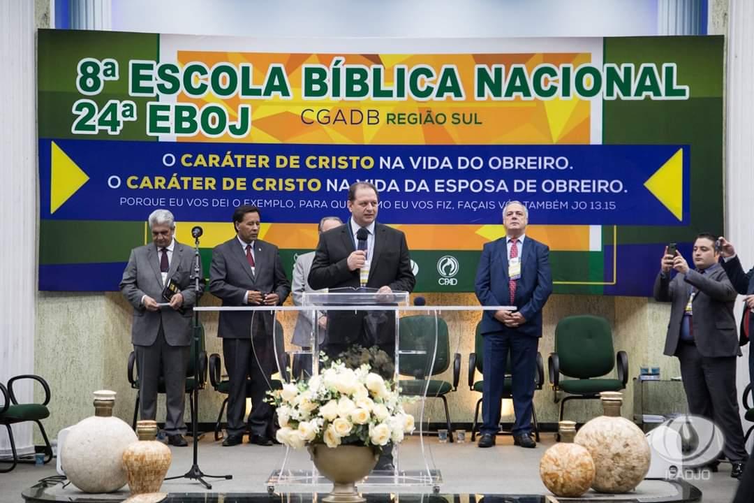 Presidente da CGADB ministra na abertura da 8ª EBN em Joinville - Março 2019