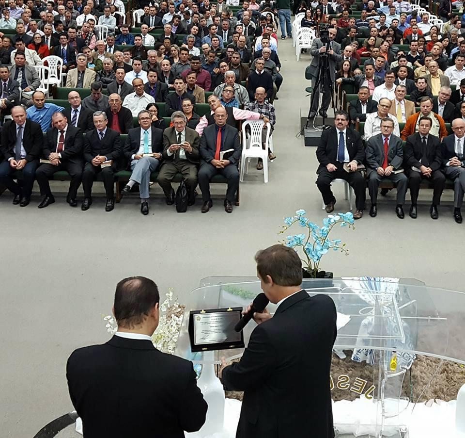 Presidente da CIADESCP pregou na Reunião Geral de Obreiros da IEADJO - Agosto 2017