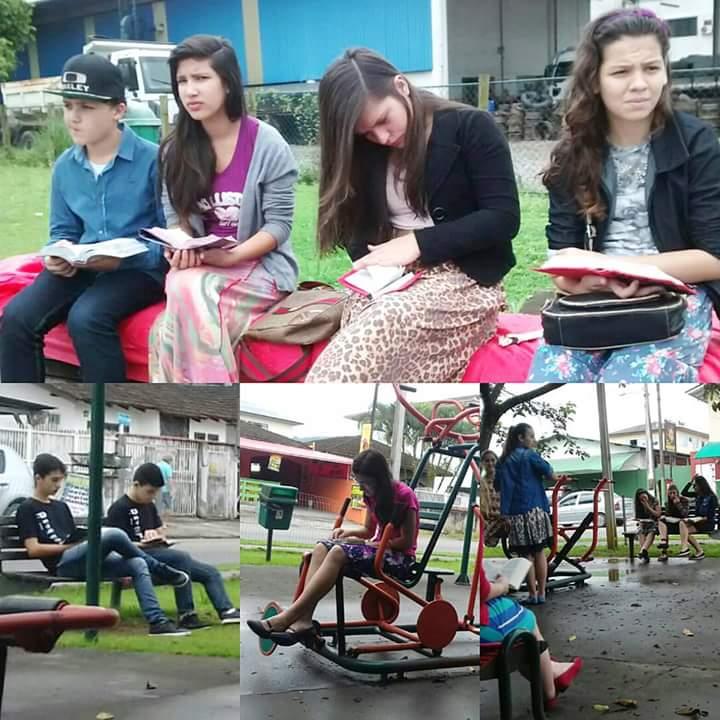 UNIAADJO realiza evangelismo Conectados com a Palavra - Outubro 2015