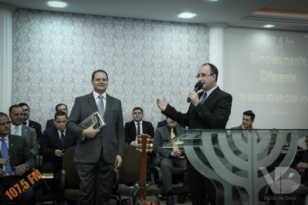 Nova Brasília sediou o primeiro Culto de Ações de Graças pelos 10 anos da Rádio 107,5 FM - Abril 2015