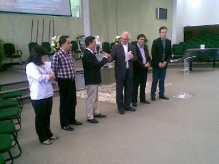 Prefeito de Joinville visita o treinamento, capacitação e credenciamento de pastores para visitação hospitalar - Maio 2013