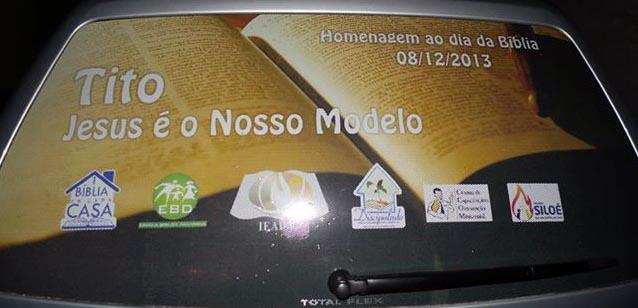 Programação da IEADJO para o Dia da Bíblia - Dezembro 2013