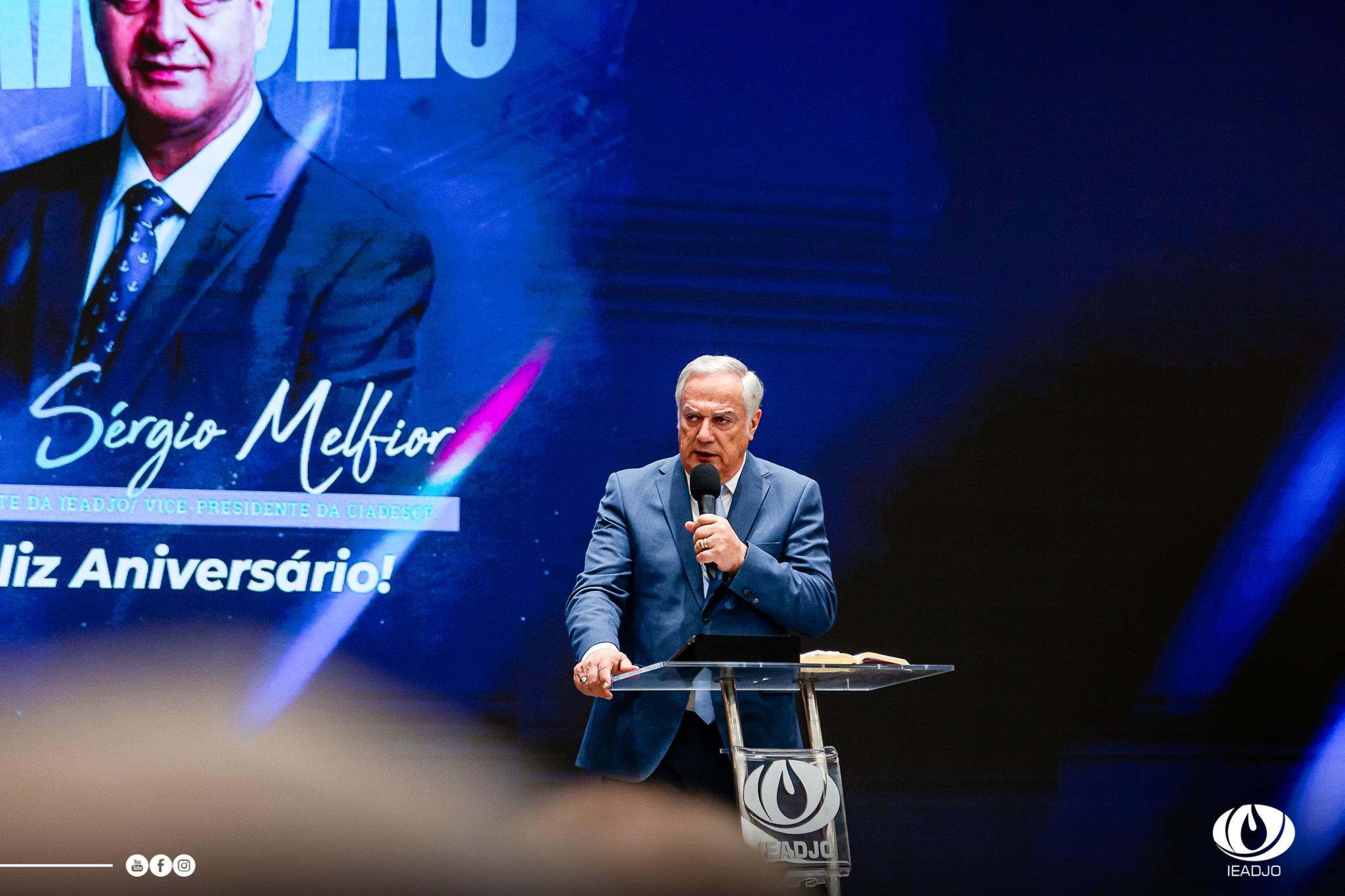 Ação de Graças aniversário do Pr. Sérgio Melfior 2025